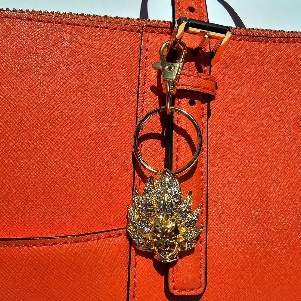Dragon Ball Z 'Vegeta' Rhinestone Bag Charm/Key Ring